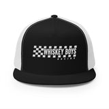 Whiskey Boys Checkered Trucker