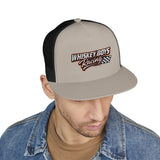 "Whiskey Boys Racing" Embroidered Retro Trucker Hat